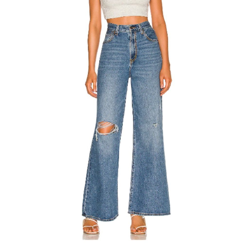 Levi's High Loose Flare Jeans 31 Take Notes